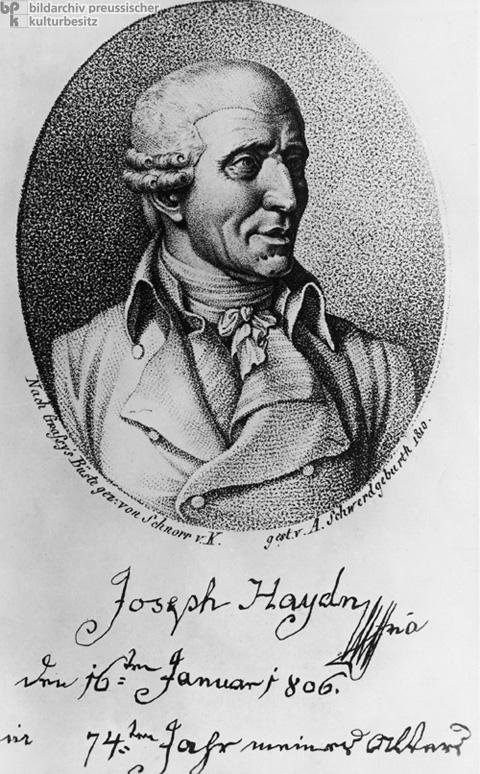 Joseph Haydn im Jahre 1806 (1810)